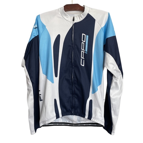 Capo Men’s Cycling Long Sleeve Zip Up Jacket EUC Size XXXL - Picture 1 of 7